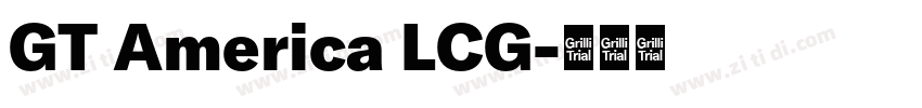 GT America LCG字体转换
